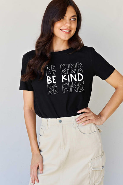 Simply Love Full Size BE KIND Graphic T-Shirt Bagz and Tagz