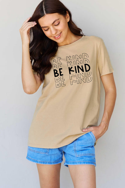 Simply Love Full Size BE KIND Graphic T-Shirt Bagz and Tagz