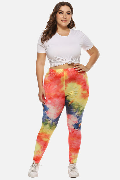 Plus Size Tie Dye Legging Bagz and Tagz