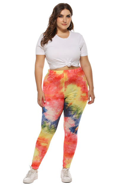 Plus Size Tie Dye Legging Bagz and Tagz