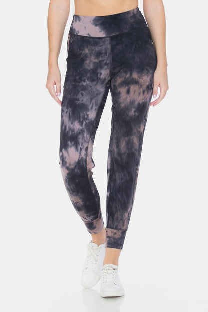 Leggings Depot Tie-Dye High Waist Cropped Leggings Bagz and Tagz